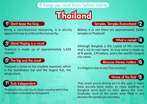 thai landen|17 things to know before going to Thailand